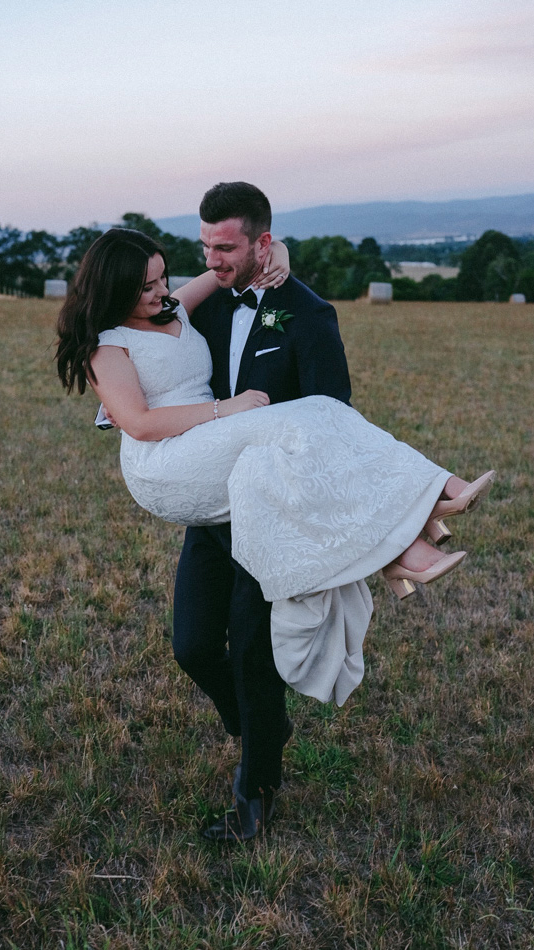 Vines of the Yarra Valley wedding photo b&a