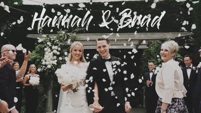 Hannah & Brad's wedding