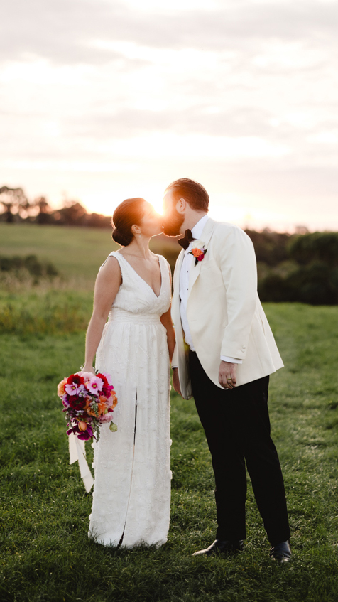 Dromana Estate winery wedding photo f&l