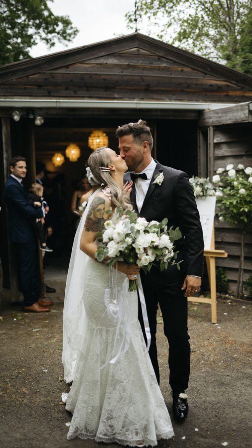 Hedge Farm wedding photo l&m